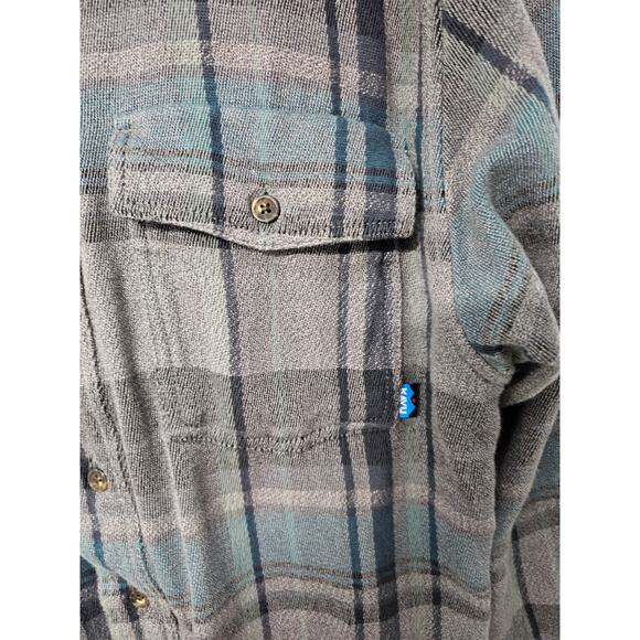 Kavu Men's Heavyweight Flannel Hiking Button Up Shirt - Picture 2 of 5